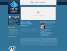 Tablet Screenshot of ferahelektrik.com